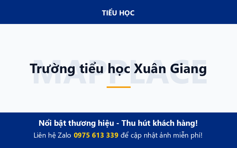 Trường tiểu học Xuân Giang