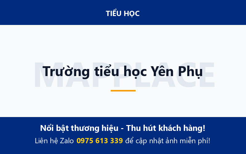 Trường tiểu học Yên Phụ