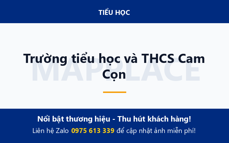 Trường tiểu học và THCS Cam Cọn