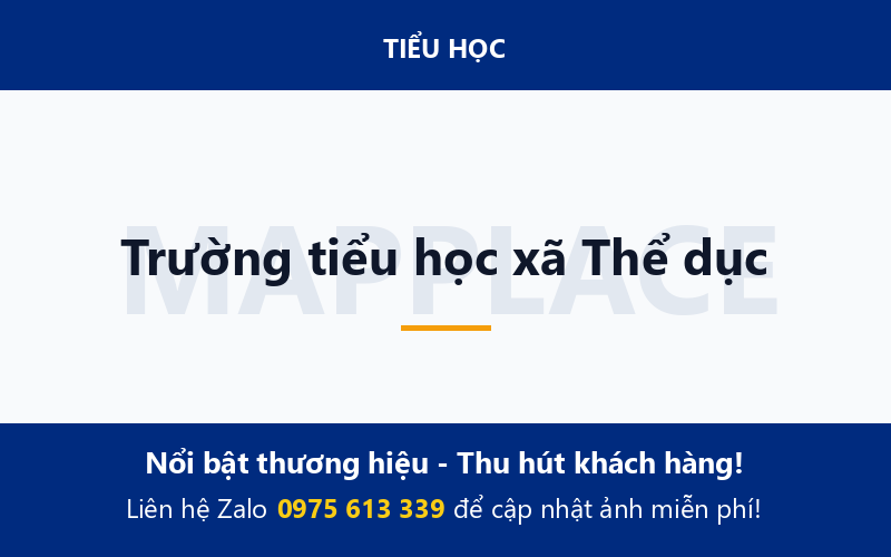 Trường tiểu học xã Thể dục