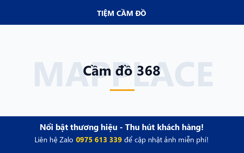 Cầm đồ 368