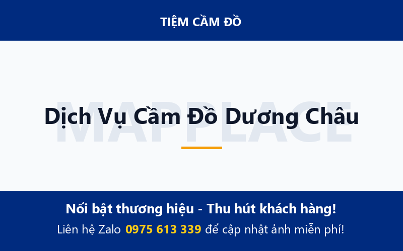 Dịch Vụ Cầm Đồ Dương Châu