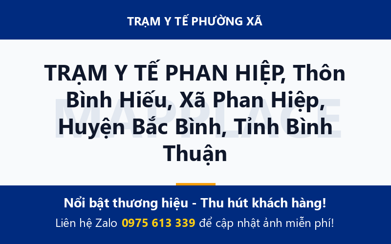 TRẠM Y TẾ PHAN HIỆP, Thôn Bình Hiếu, Xã Phan Hiệp, Huyện Bắc Bình, Tỉnh Bình Thuận