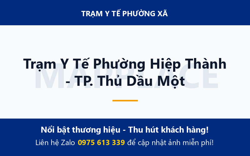 Trạm Y Tế Phường Hiệp Thành - TP. Thủ Dầu Một