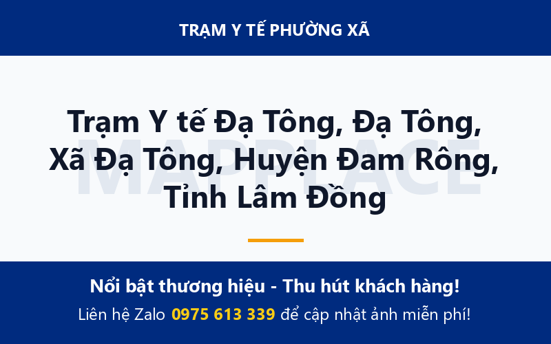 Trạm Y tế Đạ Tông, Đạ Tông, Xã Đạ Tông, Huyện Đam Rông, Tỉnh Lâm Đồng