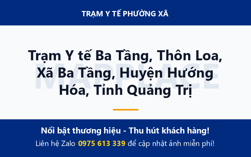 Trạm Y tế Ba Tầng, Thôn Loa, Xã Ba Tầng, Huyện Hướng Hóa, Tỉnh Quảng Trị