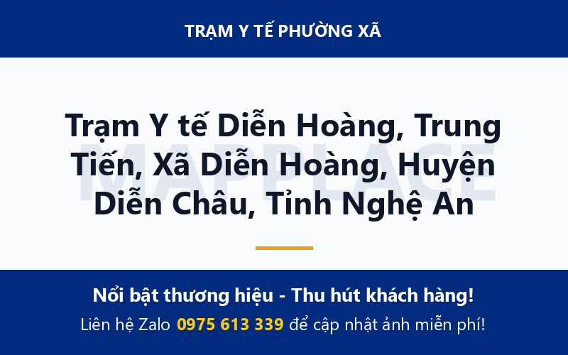 Trạm Y tế Diễn Hoàng, Trung Tiến, Xã Diễn Hoàng, Huyện Diễn Châu, Tỉnh Nghệ An