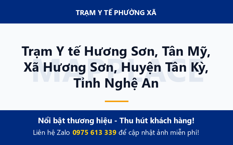 Trạm Y tế Hương Sơn, Tân Mỹ, Xã Hương Sơn, Huyện Tân Kỳ, Tỉnh Nghệ An