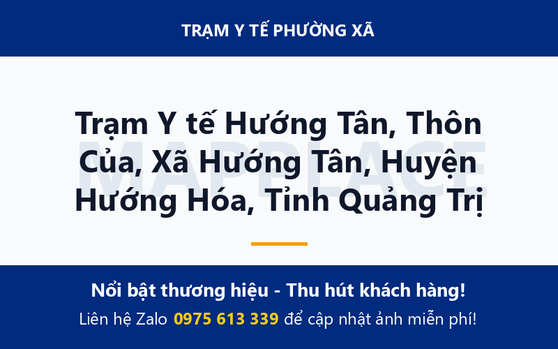 Trạm Y tế Hướng Tân, Thôn Của, Xã Hướng Tân, Huyện Hướng Hóa, Tỉnh Quảng Trị