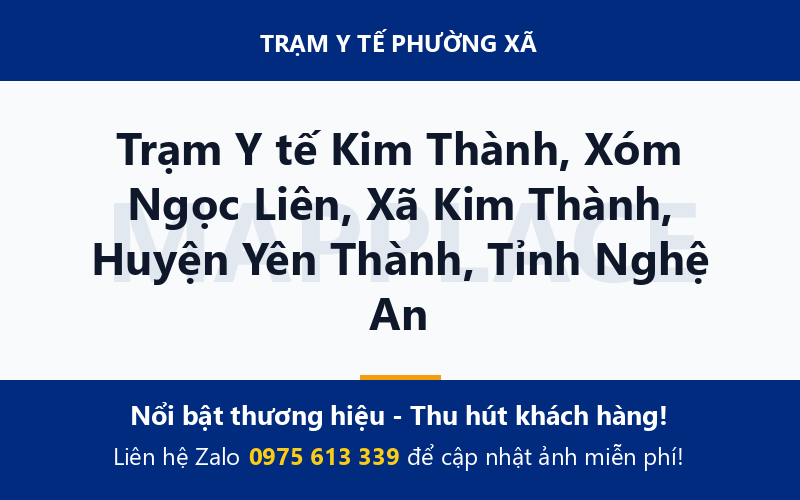 Trạm Y tế Kim Thành, Xóm Ngọc Liên, Xã Kim Thành, Huyện Yên Thành, Tỉnh Nghệ An
