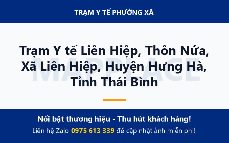 Trạm Y tế Liên Hiệp, Thôn Nứa, Xã Liên Hiệp, Huyện Hưng Hà, Tỉnh Thái Bình