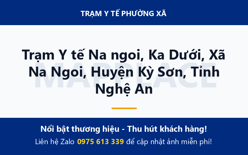 Trạm Y tế Na ngoi, Ka Dưới, Xã Na Ngoi, Huyện Kỳ Sơn, Tỉnh Nghệ An