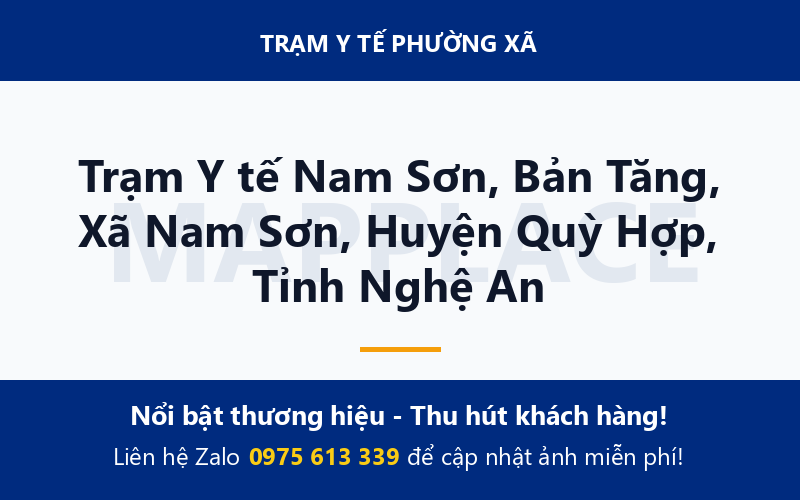 Trạm Y tế Nam Sơn, Bản Tăng, Xã Nam Sơn, Huyện Quỳ Hợp, Tỉnh Nghệ An
