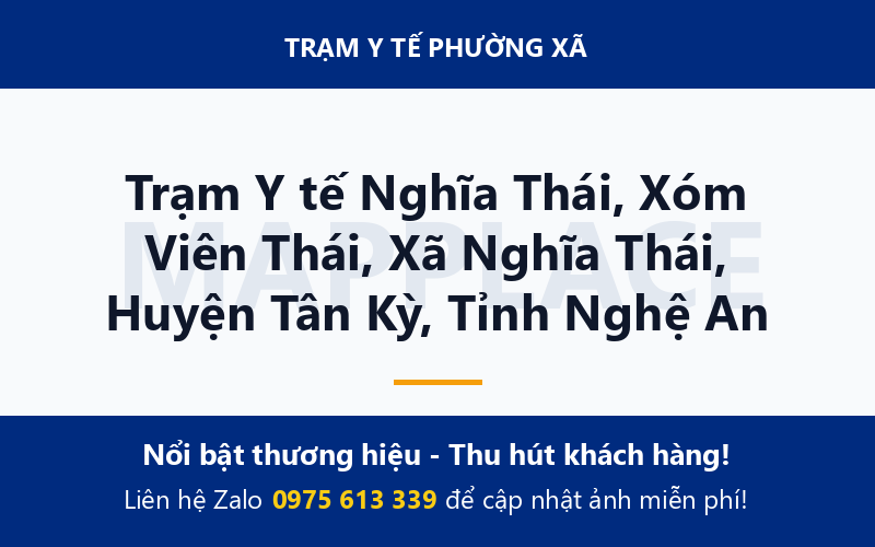 Trạm Y tế Nghĩa Thái, Xóm Viên Thái, Xã Nghĩa Thái, Huyện Tân Kỳ, Tỉnh Nghệ An