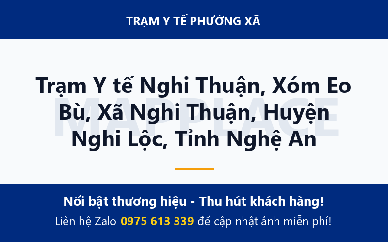 Trạm Y tế Nghi Thuận, Xóm Eo Bù, Xã Nghi Thuận, Huyện Nghi Lộc, Tỉnh Nghệ An