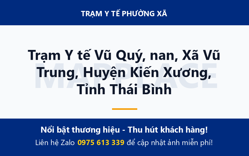 Trạm Y tế Vũ Quý, nan, Xã Vũ Trung, Huyện Kiến Xương, Tỉnh Thái Bình