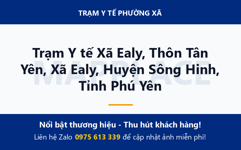 Trạm Y tế Xã Ealy, Thôn Tân Yên, Xã Ealy, Huyện Sông Hinh, Tỉnh Phú Yên
