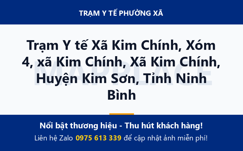 Trạm Y tế Xã Kim Chính, Xóm 4, xã Kim Chính, Xã Kim Chính, Huyện Kim Sơn, Tỉnh Ninh Bình