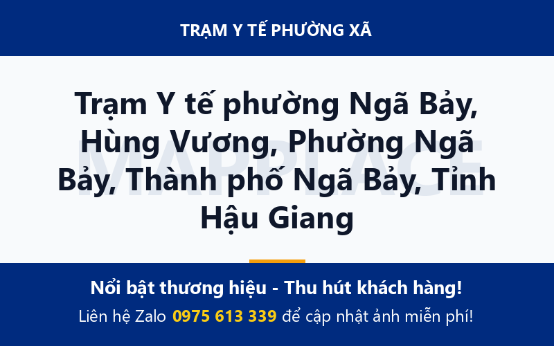 Trạm Y tế phường Ngã Bảy, Hùng Vương, Phường Ngã Bảy, Thành phố Ngã Bảy, Tỉnh Hậu Giang
