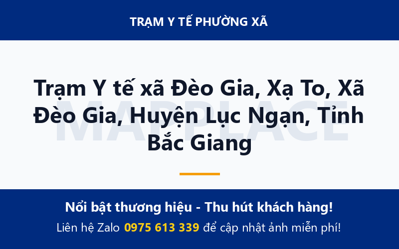 Trạm Y tế xã Đèo Gia, Xạ To, Xã Đèo Gia, Huyện Lục Ngạn, Tỉnh Bắc Giang