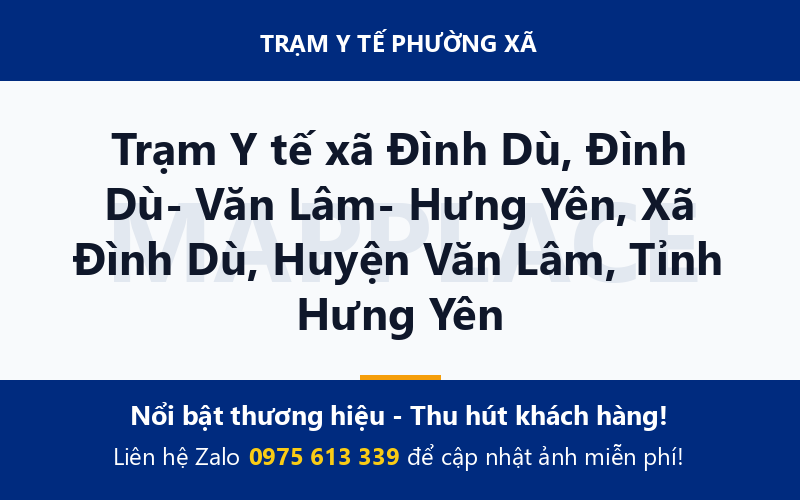 Trạm Y tế xã Đình Dù, Đình Dù- Văn Lâm- Hưng Yên, Xã Đình Dù, Huyện Văn Lâm, Tỉnh Hưng Yên