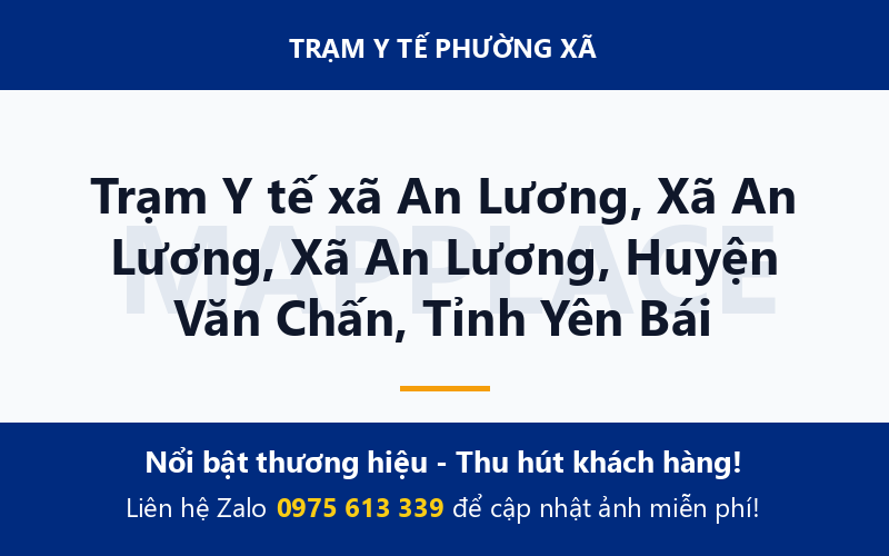 Trạm Y tế xã An Lương, Xã An Lương, Xã An Lương, Huyện Văn Chấn, Tỉnh Yên Bái