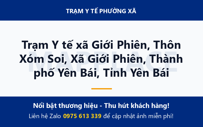 Trạm Y tế xã Giới Phiên, Thôn Xóm Soi, Xã Giới Phiên, Thành phố Yên Bái, Tỉnh Yên Bái