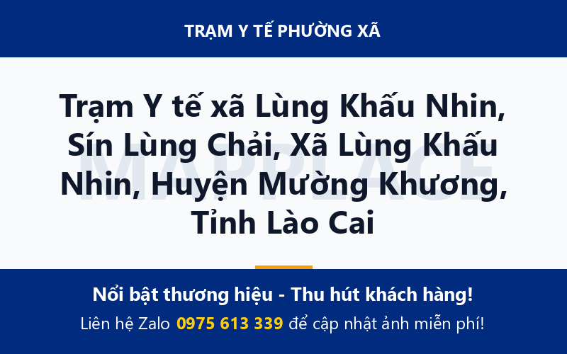 Trạm Y tế xã Lùng Khấu Nhin, Sín Lùng Chải, Xã Lùng Khấu Nhin, Huyện Mường Khương, Tỉnh Lào Cai