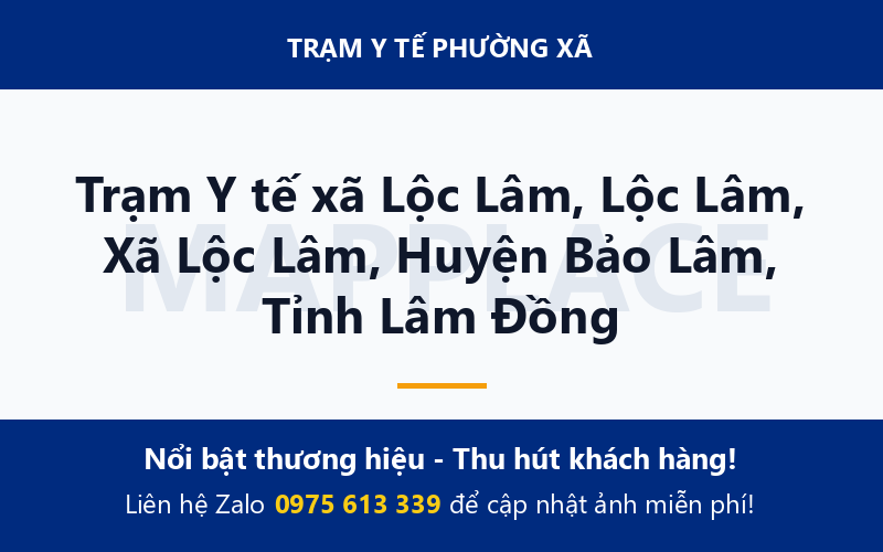 Trạm Y tế xã Lộc Lâm, Lộc Lâm, Xã Lộc Lâm, Huyện Bảo Lâm, Tỉnh Lâm Đồng
