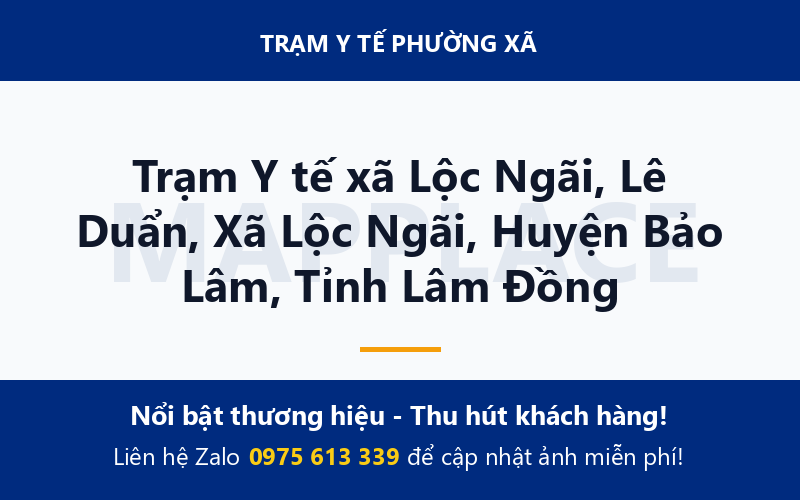 Trạm Y tế xã Lộc Ngãi, Lê Duẩn, Xã Lộc Ngãi, Huyện Bảo Lâm, Tỉnh Lâm Đồng