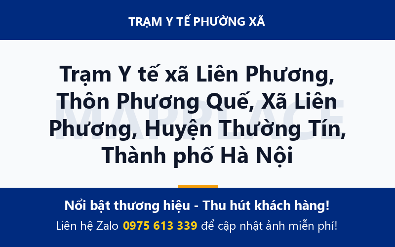 Trạm Y tế xã Liên Phương, Thôn Phương Quế, Xã Liên Phương, Huyện Thường Tín, Thành phố Hà Nội