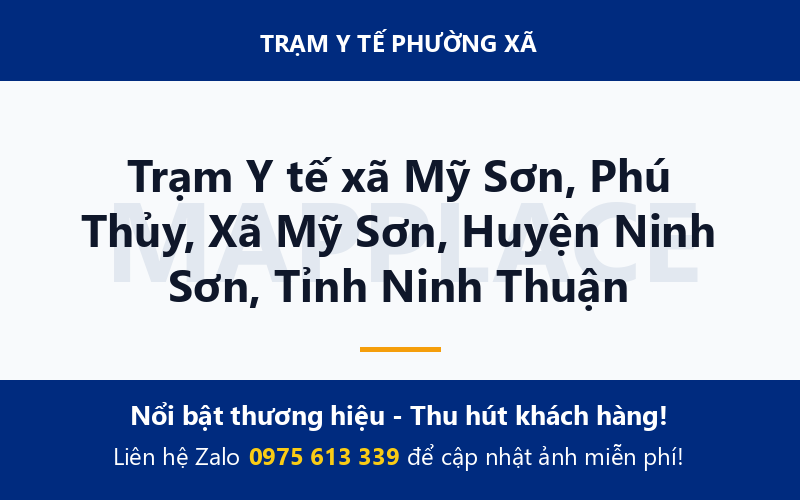 Trạm Y tế xã Mỹ Sơn, Phú Thủy, Xã Mỹ Sơn, Huyện Ninh Sơn, Tỉnh Ninh Thuận