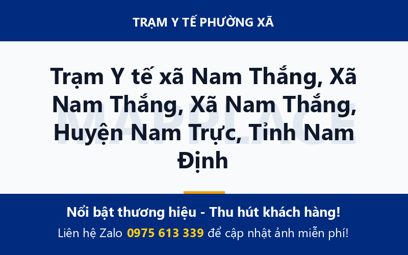 Trạm Y tế xã Nam Thắng, Xã Nam Thắng, Xã Nam Thắng, Huyện Nam Trực, Tỉnh Nam Định