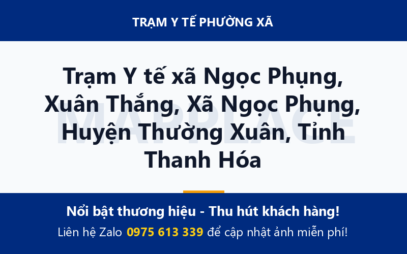 Trạm Y tế xã Ngọc Phụng, Xuân Thắng, Xã Ngọc Phụng, Huyện Thường Xuân, Tỉnh Thanh Hóa