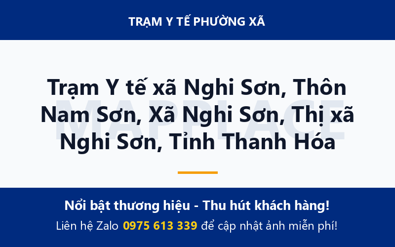 Trạm Y tế xã Nghi Sơn, Thôn Nam Sơn, Xã Nghi Sơn, Thị xã Nghi Sơn, Tỉnh Thanh Hóa
