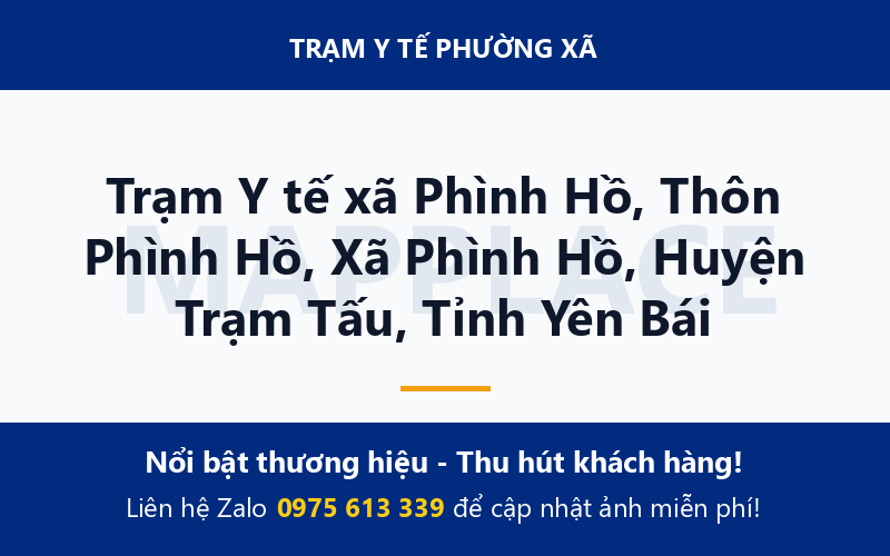 Trạm Y tế xã Phình Hồ, Thôn Phình Hồ, Xã Phình Hồ, Huyện Trạm Tấu, Tỉnh Yên Bái