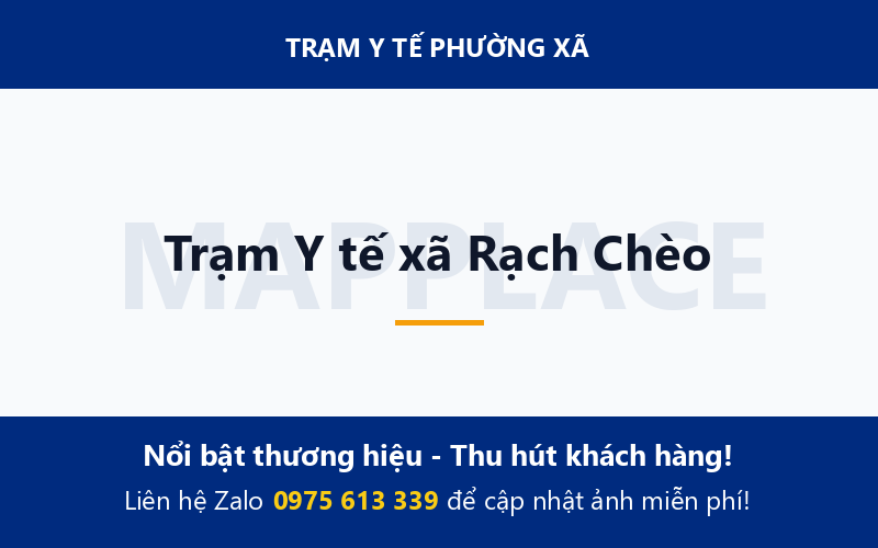 Trạm Y tế xã Rạch Chèo