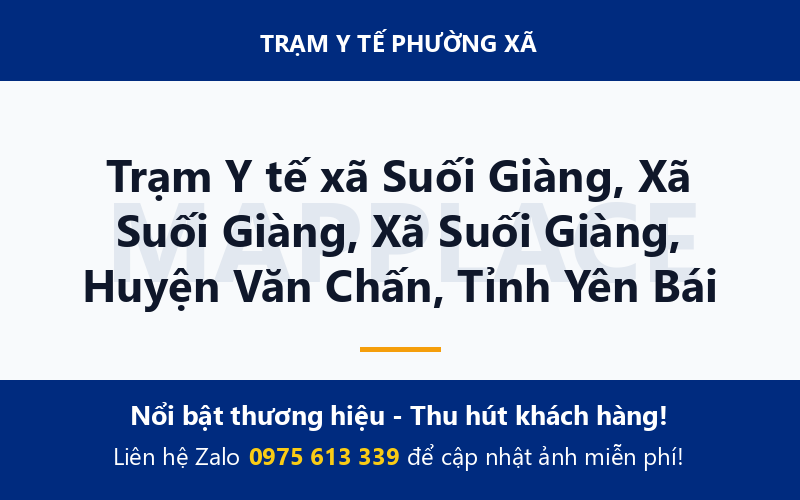 Trạm Y tế xã Suối Giàng, Xã Suối Giàng, Xã Suối Giàng, Huyện Văn Chấn, Tỉnh Yên Bái