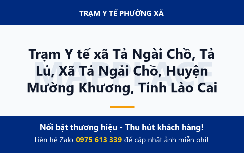Trạm Y tế xã Tả Ngài Chồ, Tả Lủ, Xã Tả Ngải Chồ, Huyện Mường Khương, Tỉnh Lào Cai