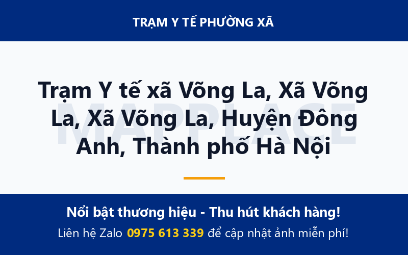 Trạm Y tế xã Võng La, Xã Võng La, Xã Võng La, Huyện Đông Anh, Thành phố Hà Nội