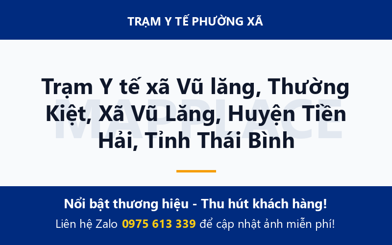 Trạm Y tế xã Vũ lăng, Thường Kiệt, Xã Vũ Lăng, Huyện Tiền Hải, Tỉnh Thái Bình