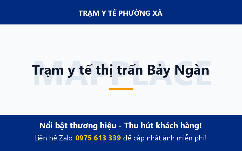 Trạm y tế thị trấn Bảy Ngàn