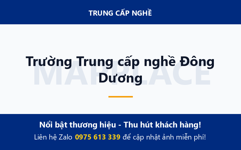 Trường Trung cấp nghề Đông Dương