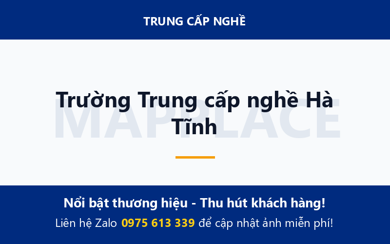 Trường Trung cấp nghề Hà Tĩnh
