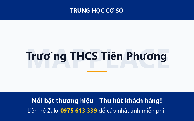 Trường THCS Tiên Phương