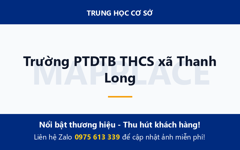 Trường PTDTB THCS xã Thanh Long
