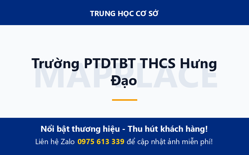 Trường PTDTBT THCS Hưng Đạo