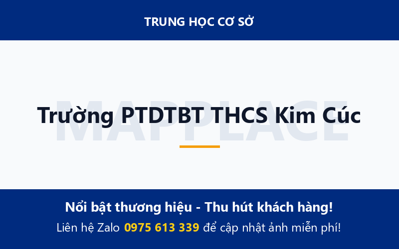 Trường PTDTBT THCS Kim Cúc