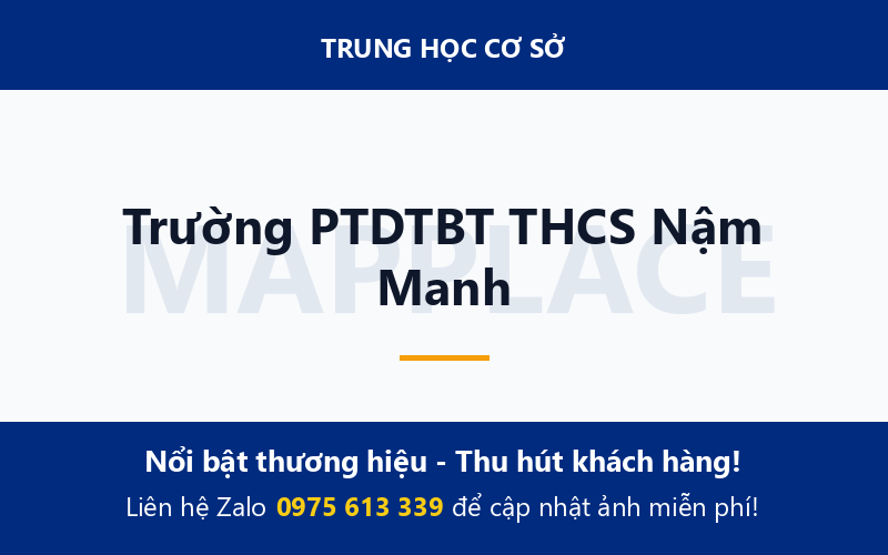 Trường PTDTBT THCS Nậm Manh