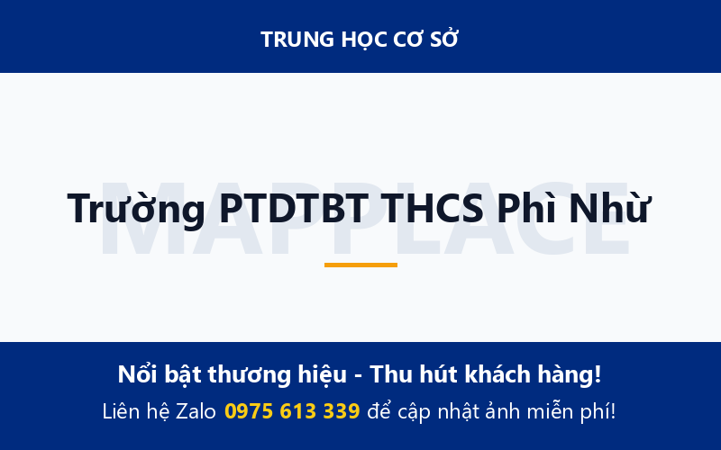 Trường PTDTBT THCS Phì Nhừ